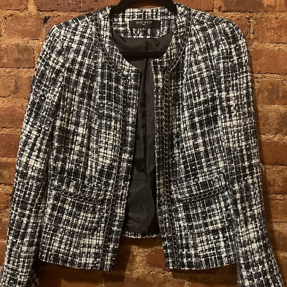 Nine west tweed suit jacket size 6 - Picture 4 of 13